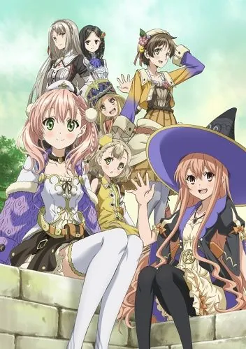 Постер: Мастерская Эски и Логи: Алхимики сумеречного неба / Atelier Escha & Logy: Alchemists of the Dusk Sky (2014)