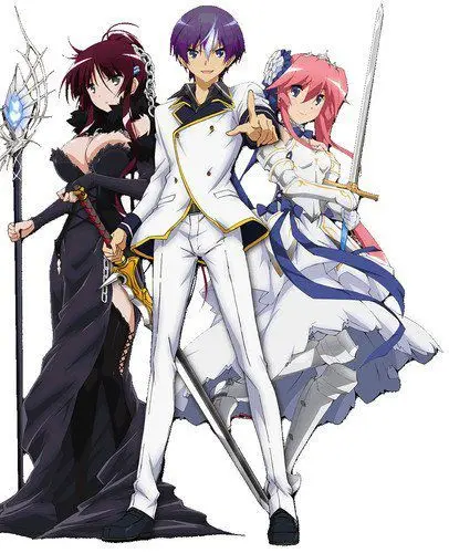 Постер: Песнь проклятия для святого рыцаря / Seiken Tsukai no World Break (2015)
