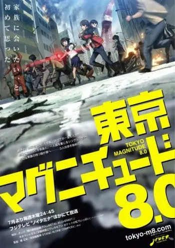 Постер: Токийское восьмибалльное / Tôkyô magunichûdo 8.0 (2009)
