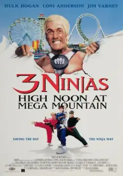 Постер: Три ниндзя: Жаркий полдень на горе Мега / 3 Ninjas 4 (1998)