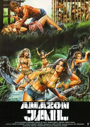 Постер: Амазонки в тюрьме / Curral de Mulheres (1982)