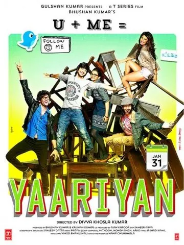 Постер: Крылья желаний / Yaariyan (2014)