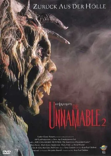 Постер: Невыразимый ужас 2: Показания Рэндольфа Картера / The Unnamable II: The Statement of Randolph Carter (1992)