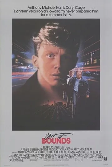 Постер: Слишком серьёзная игра / Out of Bounds (1986)