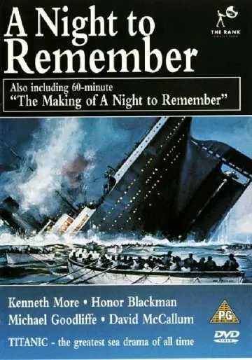 Постер: Гибель «Титаника» / A Night to Remember (1958)