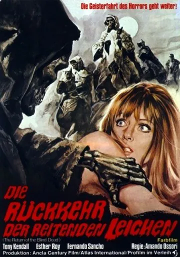 Постер: Слепые мертвецы 2: Возвращение слепых мертвецов / El ataque de los muertos sin ojos (1973)