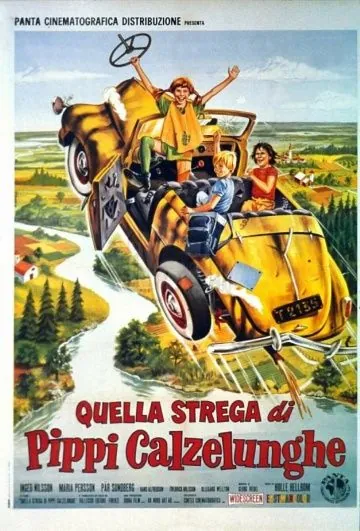 Постер: Путешествие с Пеппи Длинныйчулок / På rymmen med Pippi Långstrump (1970)