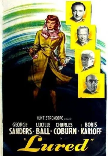 Постер: Соблазненный / Lured (1947)