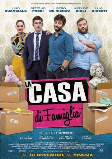 Постер: Когда все дома / La casa di famiglia (2017)