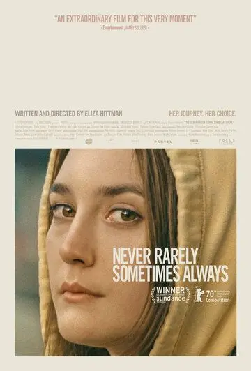 Постер: Никогда, редко, иногда, всегда / Never Rarely Sometimes Always (2020)