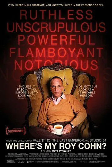 Постер: Где мой Рой Кон? / Where's My Roy Cohn? (2019)