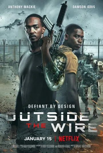 Постер: Смертельная зона / Outside the Wire (2021)