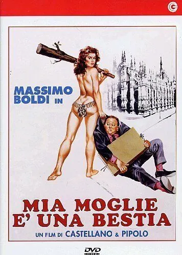 Постер: Жена у меня — бестия / Mia moglie è una bestia (1988)