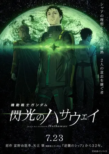 Постер: Мобильный воин Гандам: Вспышка Хэтэуэй / Mobile Suit Gundam: Hathaway's Flash (2021)