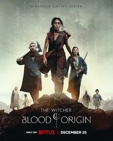 Постер: Ведьмак: Происхождение / The Witcher: Blood Origin (2022)