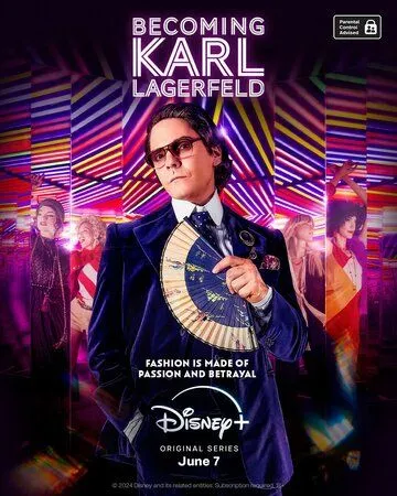 Постер: Стать Карлом Лагерфельдом / Becoming Karl Lagerfeld (2024)