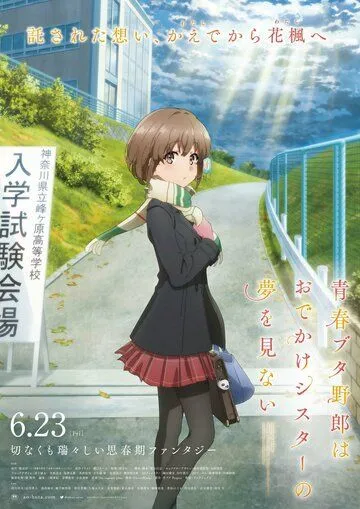 Постер: Этот глупый свин не понимает мечту сестры на прогулке / Seishun Buta Yarou wa Odekake Sister no Yume wo Minai (2023)