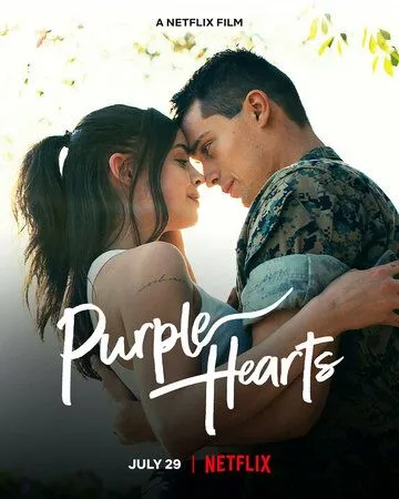 Постер: Пурпурные сердца / Purple Hearts (2022)