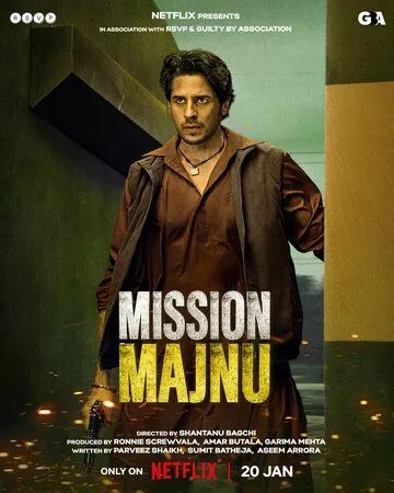 Постер: Миссия Маджну / Mission Majnu (2023)
