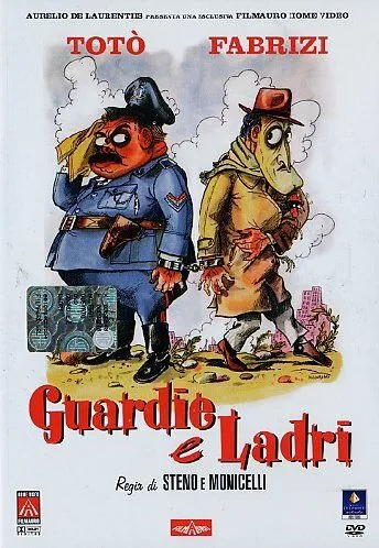 Постер: Полицейские и воры / Guardie e ladri (1951)