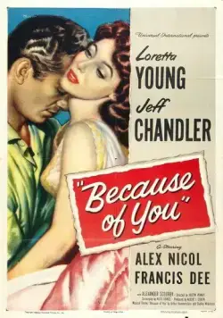 Постер: Из-за тебя / Because of You (1952)