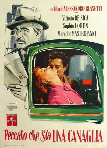 Постер: Жаль, что ты каналья / Peccato che sia una canaglia (1954)