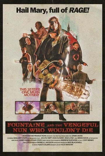 Постер: Фонтейн и мстительная монахиня, которая не умирает / Fountaine and the Vengeful Nun Who Wouldn't Die (2021)