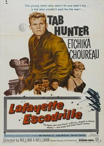 Постер: Эскадрилья «Лафайет» / Lafayette Escadrille (1958)