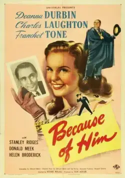 Постер: Из-за него / Because of Him (1946)