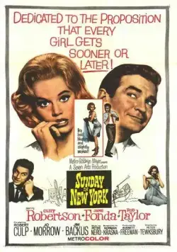Постер: Воскресенье в Нью-Йорке / Sunday in New York (1963)