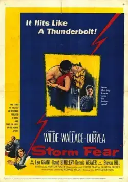 Постер: Страх бури / Storm Fear (1955)