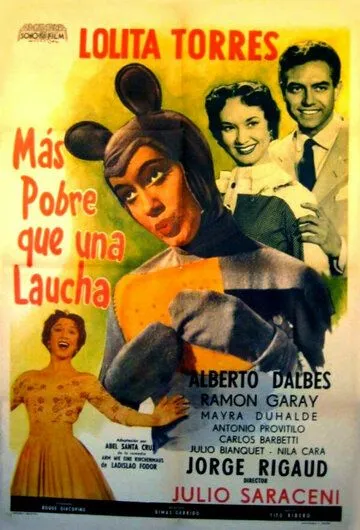 Постер: Беднее церковной мыши / Más pobre que una laucha (1955)