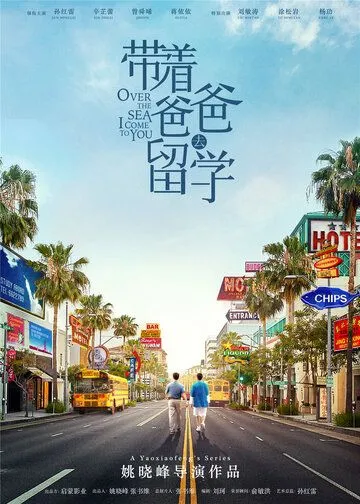 Постер: Через океан я иду к тебе / Dai zhe ba ba qu liu xue (2019)
