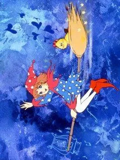 Постер: Юная волшебница Лалабель / Mahô shôjo Lalabelle: Umi ga yobu natsuyatsumi (1980)