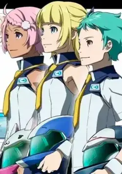 Постер: Эврика 7 АО: Цветы Юнгфрау / Eureka Seven AO: Jungfrau no Hanabana-tachi (2012)