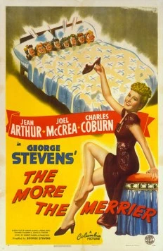 Постер: Чем больше, тем веселее / The More the Merrier (1943)