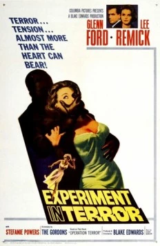 Постер: Эксперимент с ужасом / Experiment in Terror (1962)