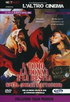 Постер: Мужчина, женщина и зверь / L'uomo, la donna e la bestia - Spell (Dolce mattatoio) (1977)