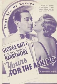 Постер: Только окликни / Yours for the Asking (1936)