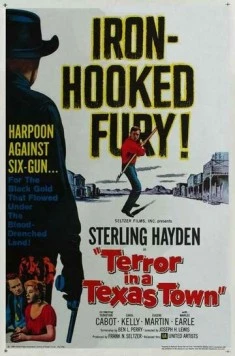 Постер: Террор в техасском городке / Terror in a Texas Town (1958)