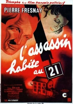 Постер: Убийца живет в доме... №21 / L'assassin habite... au 21 (1942)