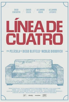 Постер: Четверо в защите / Back Four (Línea de cuatro) (2017)